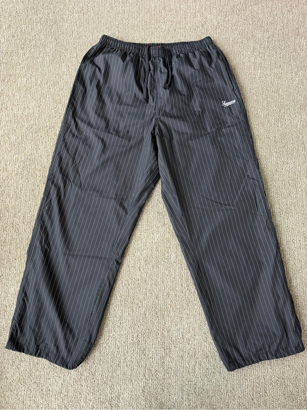 Supreme Reflective Pinstripe Track Pant